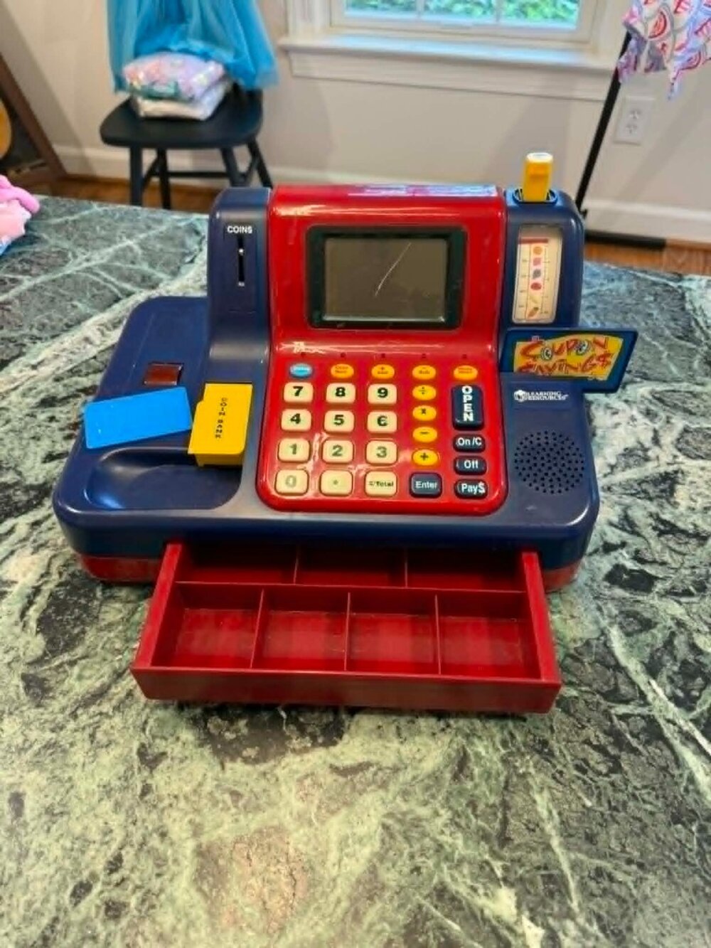 Learning Resources Pretend & Play Teaching Cash Register Classroom Toy